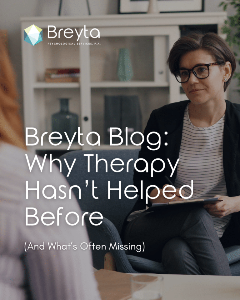 Why therapy hasn&rsquo;t helped before &ndash; understanding what&rsquo;s missing.